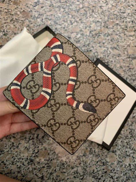 gucci snake belt used|gucci snake wallet men's.